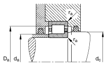 Подшипники ролика NJ212E стальной клетки цилиндрические коррозионностойкие