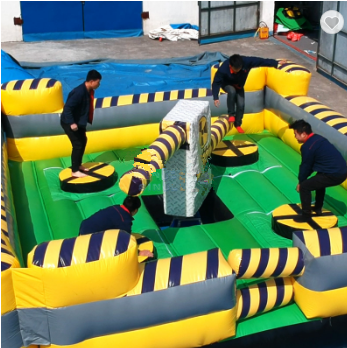 Giant Inflatable Sports Games , Meltdown Obstacle Course For Kids Adults