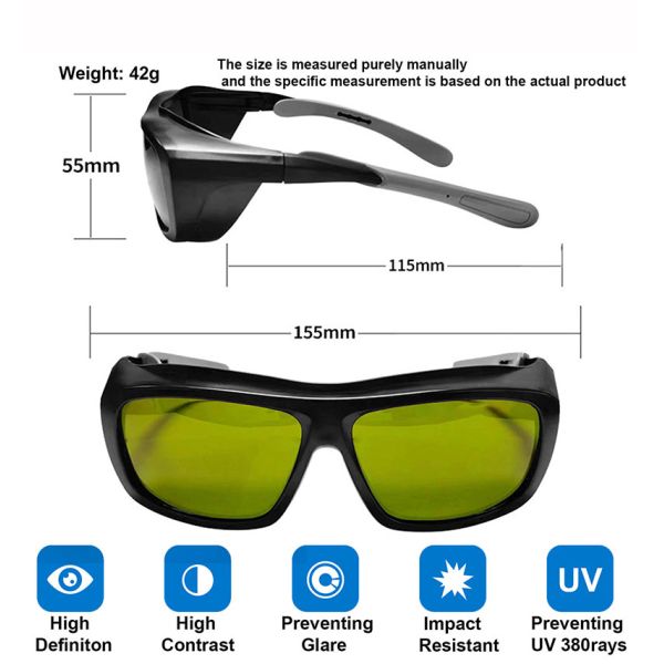 Hot-selling Dark Clear Lens Shield Trendy Ansi Z87 Unisex Impact Resistant Protective Working Safety Glasses Spectacles