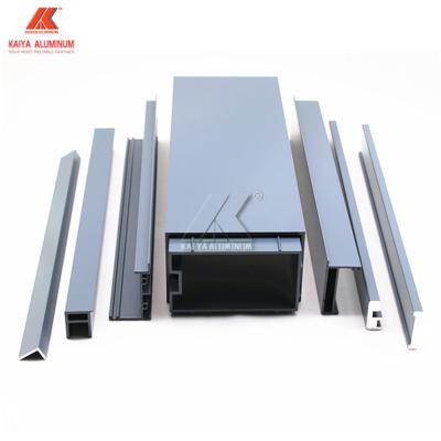 Curtain Wall Structure Aluminium Alloy Profile For Double Glazing Glass Panel Facade