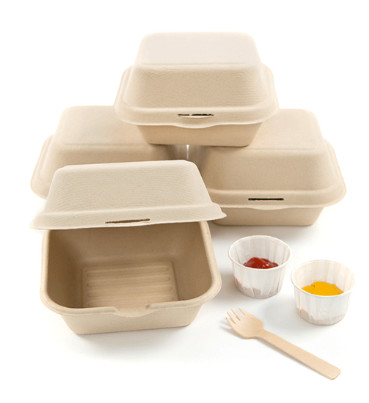 Bleach Pulp Sheet Smart Tableware Making Machine With 6 Axis Robot And Trimming Machine