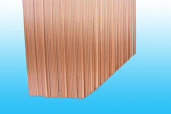 Copper Coated Double Wall Bundy Tube , Low Carbon Steel Strip