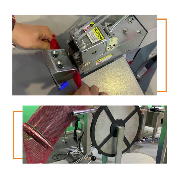 TOUPACK PP Onion Garlic and Potato Packing Net Bag Making Machine Net Packing Machine
