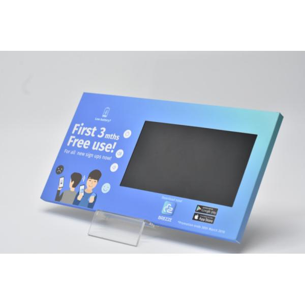 video play in loop LCD Couneter video display,counter top video player for retails