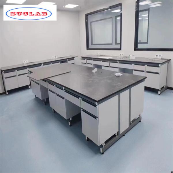 Mobiliário de laboratório de química de design moderno com embalagens de contraplacado de exportação