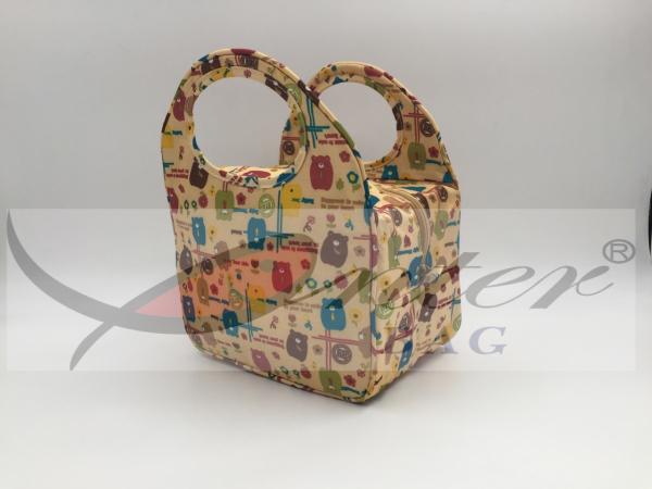 Multi Colors Teenager Small Picnic Cooler , Personalized Neoprene Lunch Tote