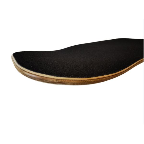 Sturdy Black Street Surfing Skateboard Land Surfing Board Customized Graphic