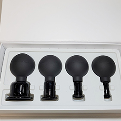 4pcs Glass Cupping Set for Facial Massage and Body Care Anti Cellulite Vacuum Therapy