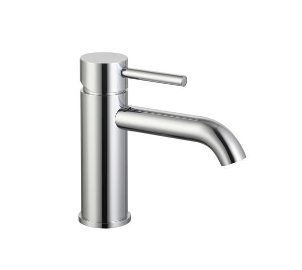 Frigorífico de água quente e fria OEM Tubina de mistura de banheiro de alavanca única de cobre cromo
