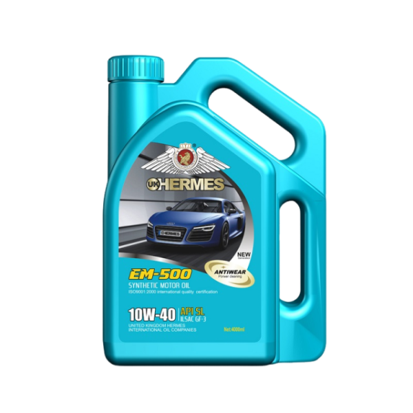 EM-500 API SL 10W-40 Synthetic Technology Gasoline Engine Oil 4L for Passenger Cars