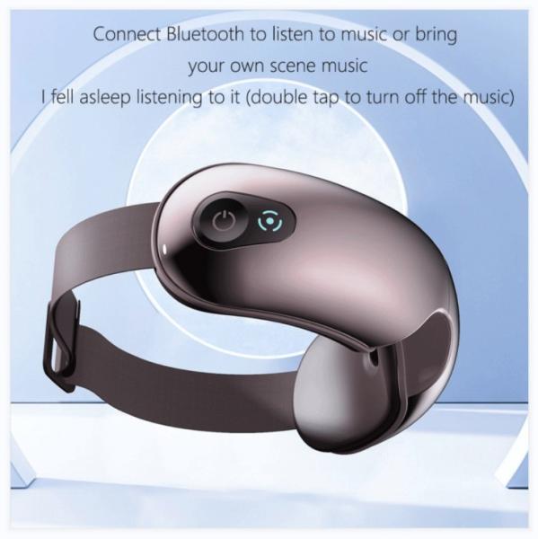 Electric Vibration Smart Eye Massager Heat Compression Eye Care Massager Fatigue Relief