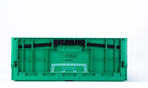 Durable PP Plastic Turnover Box Solid EU Collapsible Crate Plastic Foldable Stackable Crate