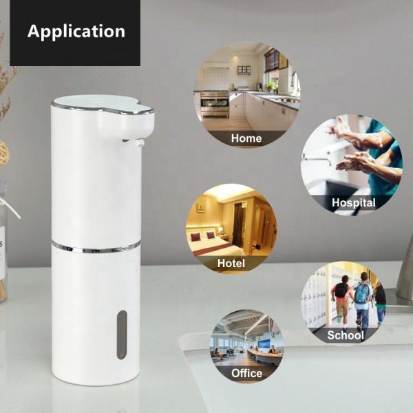 перезаряжаемые Bathroom распределителя 300ML Touchless мыла датчика 800mAh белый