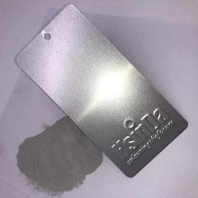 RAL 9006 Metallic Powder Coat Bright Silver Thermosetting Epoxy Polyester Powder Coating