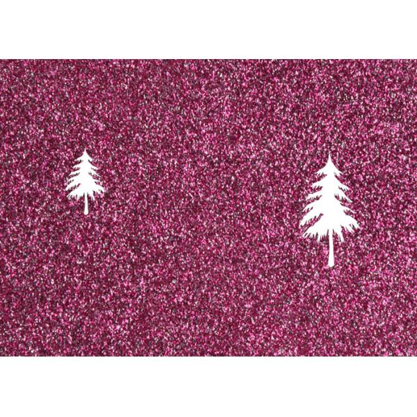 Chunky Customized Colorful Glitter Pvc Fabric Soft Handfeeling For TV Background Wall