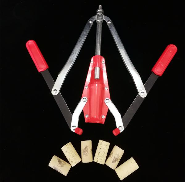 Manual Portuguese Double Lever Corker Adjustable Pole With Good Leverage