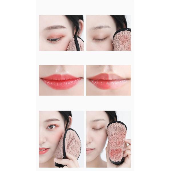 Не раздражая многоразовый перевозчик макияжа прокладывает нежность хлопка