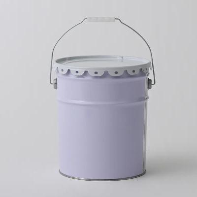 Rust Resistant Heavy Duty Iron 5 Gallon Steel Bucket With Lid Steel Handle