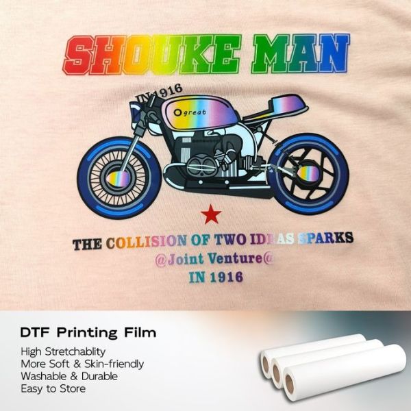 DTF Transfer Film Various Sizes Customized Inkjet Printer DTF Printing Film For Sublimation