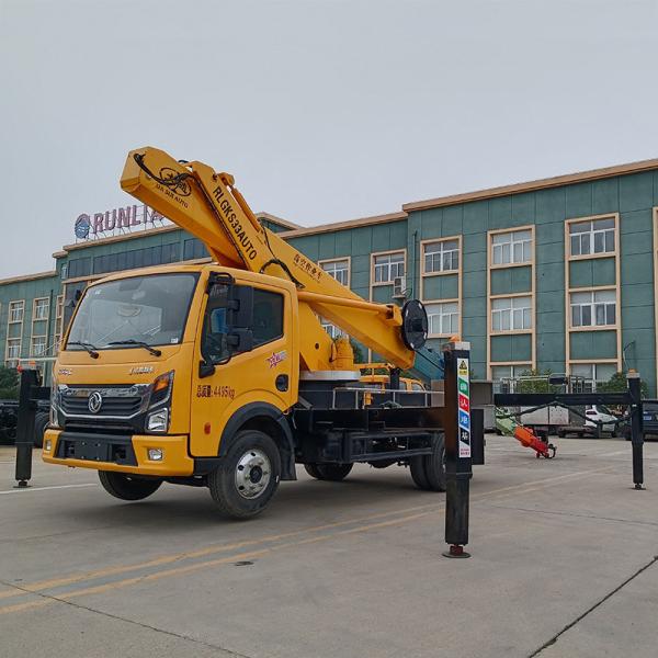 Hubei Hot Selling Factory Price Top Quality Customized Dongfeng 4*2 New Diesel 33 m Compact Design Aerial Work Platform Truck
