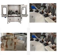 Engarrafamento 1.5KW automático e garrafas por minuto tampando da máquina 18~35