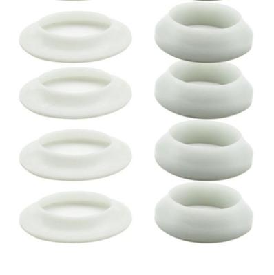 White Silicone Rubber Sealing For Bathtub Sink Pop Up Plug Cap