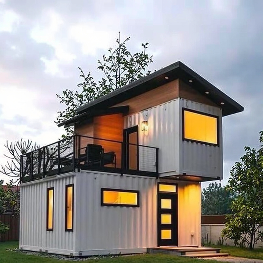 Modern Standard Container Prefabricated House Breathable Design for Dormitory Apartment Home Office Online Technical Support