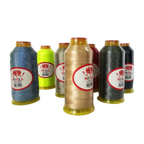 Filamentos de bordado 100% de poliéster 120D de bordado por ordenador