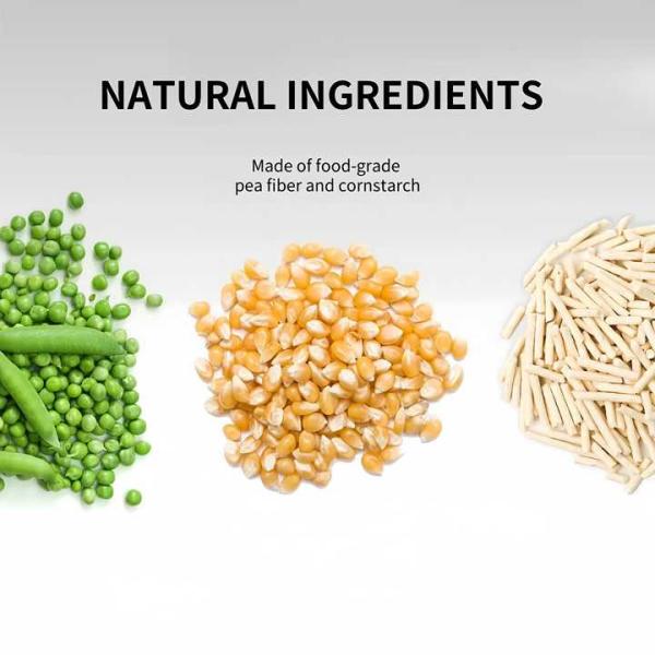 Pure Plant Based Tofu Cat Litter Fast Clumping Water Soluble