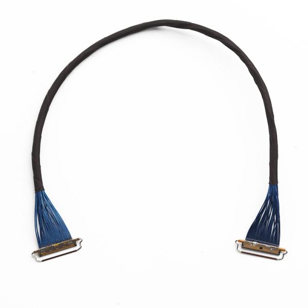 Тангаж кабеля 0.4mm контактного разъема DF81 30P SHL 30S Lvds 30 к микро- коаксиальному