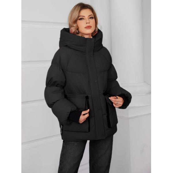 Oversize Lightweight Puffer Jacket Women Down Filling Down Parka Women