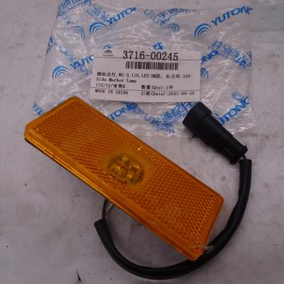 Yutong bus spare parts original side marker light 3716-00245 for yutong bus parts yutong bus spare parts