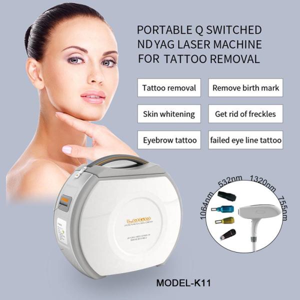 Переносный Q Switch Nd Yag Laser Machine Удаление пигмента