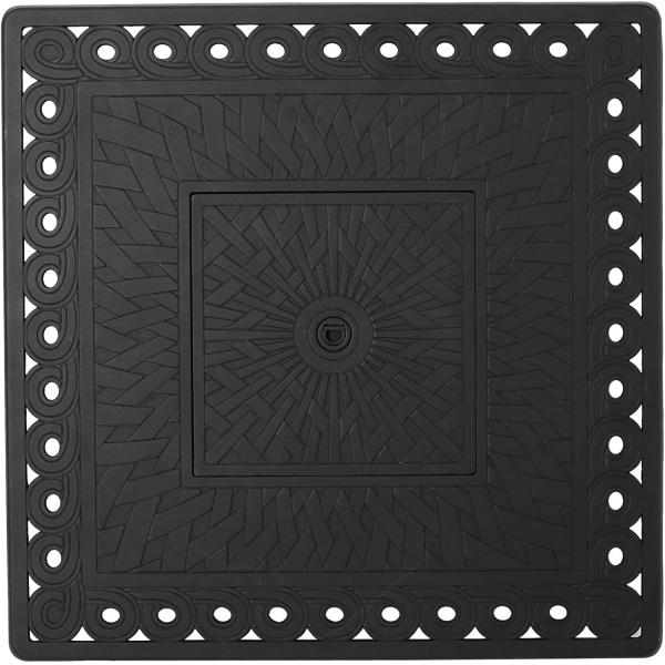 Patio Outdoor Steel 28 Inch Gas Square Fire Pit For Patio Garden Outdoor
