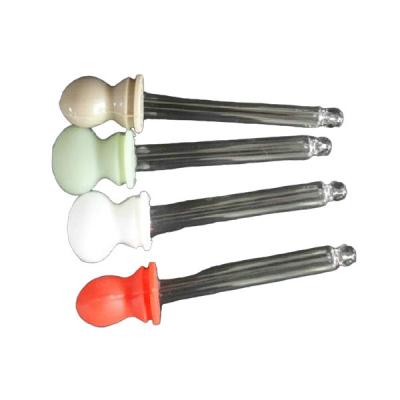 Colorful Cap Mini Glass Dropper Bottles , 50ml Empty Eye Drop Bottles
