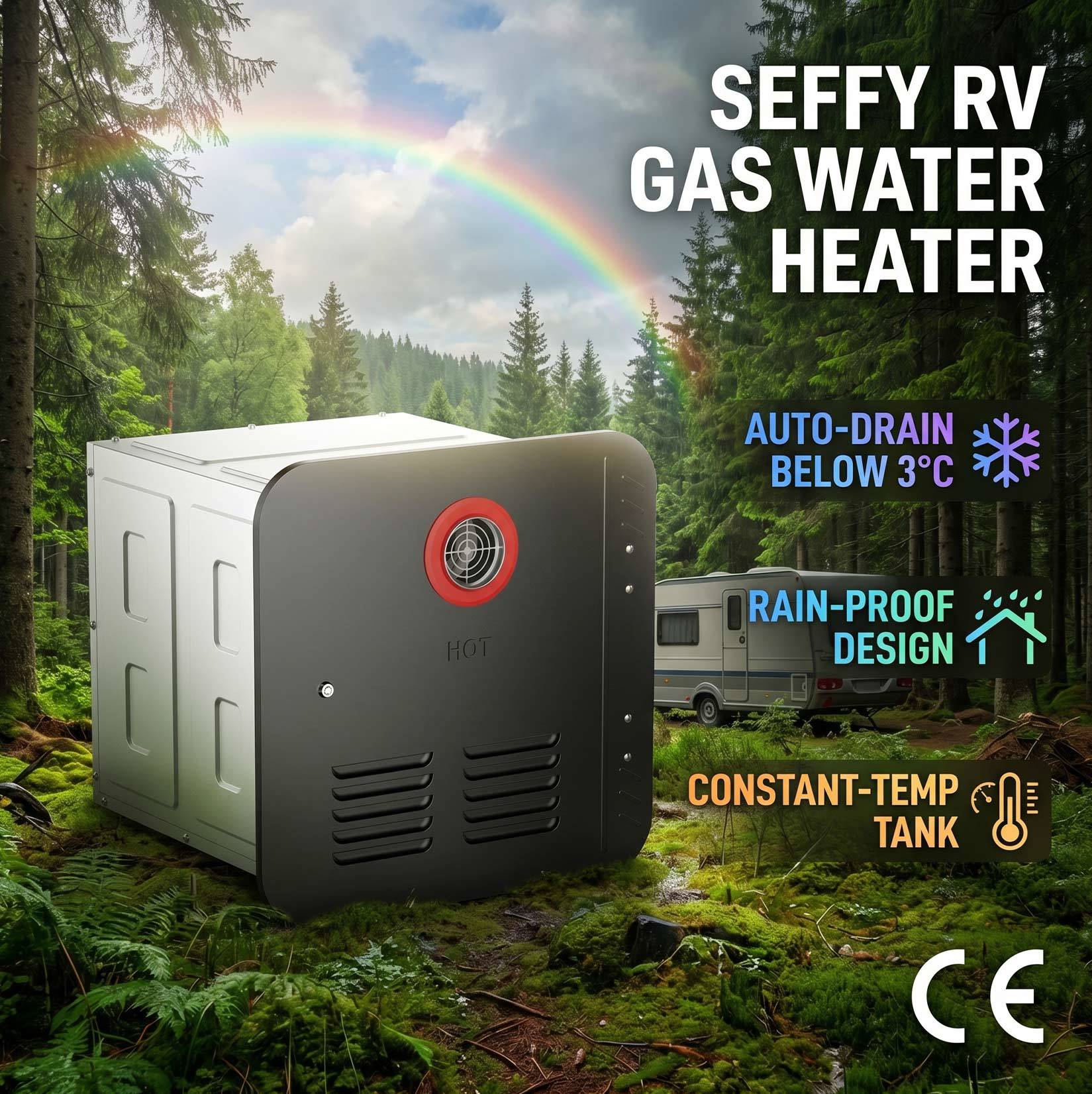 Wholesale Bulk RV Tankless Gas Water Heater 65,000-80,000 BTU Stainless Steel