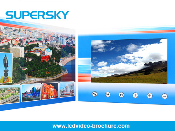 Multimedia LCD Video Brochure , Automatic Digital Video Brochure