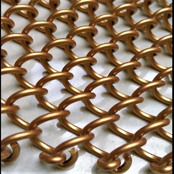 Decorative Chain Link Mesh 1mm Metal Coil Curtain
