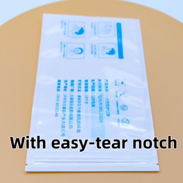 Máscaras de grado médico Bolsas de embalaje con cremallera reabrible y materiales reciclables Pedidos a granel Descuentos.