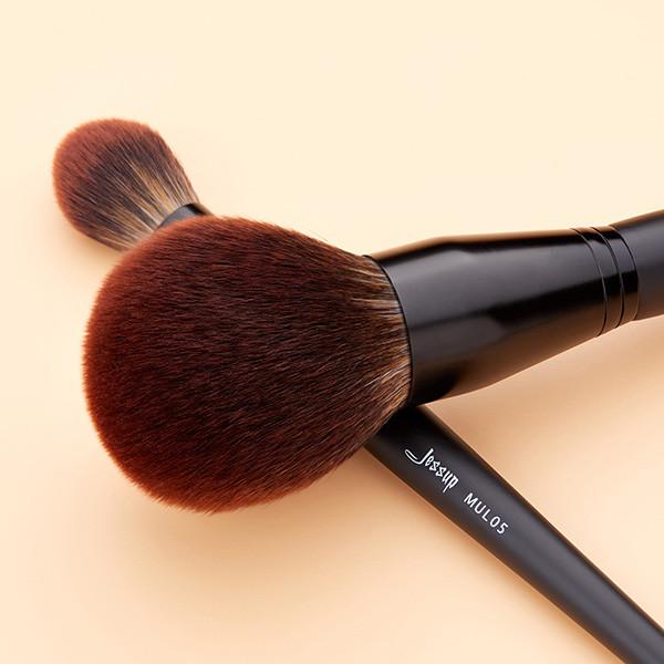 Jessup 3pcs Face Makeup Brush Se Black Shimmer Collection Powder Brush Private Label Makeup Brush Vendors T274