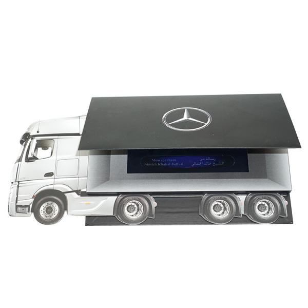 Business Gift 5IPS Screen Video Brochure ,Video Brochure Card ,Lcd Video brochure Card with 210x165mm UV brochure print