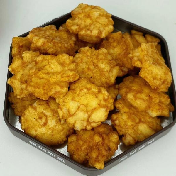 BBQ Flavor Rice Cracker Snacks Oriental Deep Fried Rice Crackers