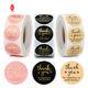 OEM Printing Paper Die Cut Round Shape Adhesive Paper Stickers Waterproof