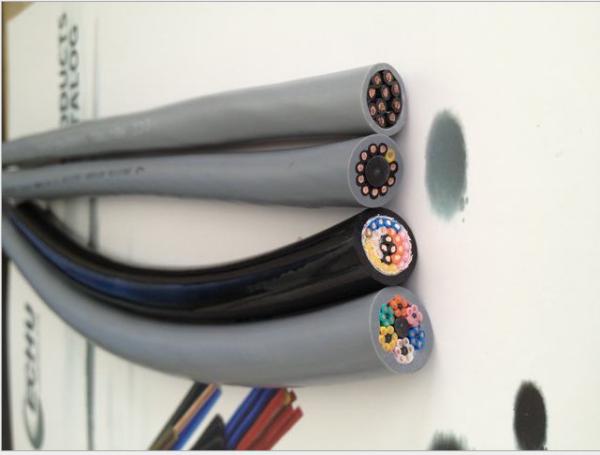 Special Cable for Drag Chains TRVVP 8Cx0.5sqmm for machine or equipments bending frequently in grey/black/orange Color