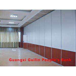 Soundproof Movable Partition Wall with 800N Sealing Power and 40N/m Magnetic Attraction No Floor Rail Sliding Wall System