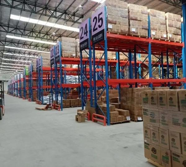 Estantes para almacenamiento en almacenes selectivos EURO Estantes para paletas