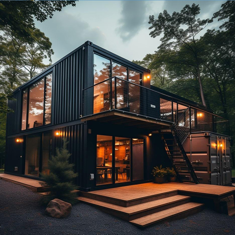 Q235B Q355B Steel Expandable Container House Flat Pack Container Homes 20ft 40FT