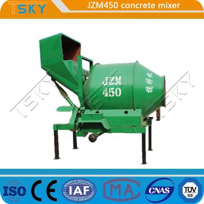 Misturador 18m3/H concreto industrial de baixo nível de ruído do ISO JZM450