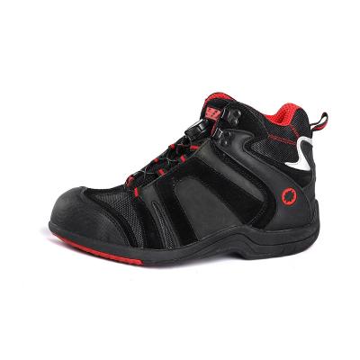 Men'S Industry Safety Boots Shoes Middle Gang Steel Toe Steel Plate Boots
