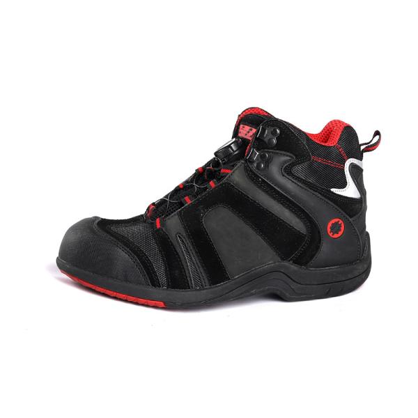 Men'S Industry Safety Boots Shoes Middle Gang Steel Toe Steel Plate Boots